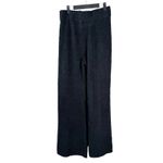 SKIMS  Wide Leg Sherpa Teddy Lounge Pants Black Size Large XL Photo 2