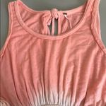 Free People Ombre Embroidered Boho Crop Tank Top Size Large Photo 1
