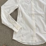 Athleta  Womens NWT S Crisp White Collared Shirt Photo 3