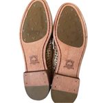 Trask Ali Perf in Gold Italian Metallic Suede Loafer 7 Slip On Shoes Photo 4