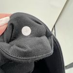 Lululemon black cropped leggings with knotted hem athleisure gym size 4 Photo 6