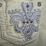 Miss Me  Pastel Yellow Low Rise‎ Denim Juniors Ladies Shorts Size 29 Western Y2K Photo 3