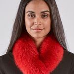 🔥Red Fox Fur Headband Red Photo 1
