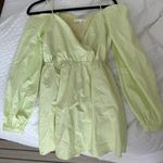 Revolve More To Come Lime Mini Dress Photo 0
