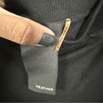 Heather Women's Size M Black Long Maxi Stretch Knit Pull Photo 6