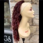 Curly long drawstring ponytail Clipin wavy Heidi Photo 2