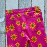 Free People Pink Lipstick Combo Floral Print High Rise Flare Jeans Women’s 28 Photo 6