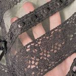 Vintage Black Mesh & Lace Overlay Fairy Whimsygoth Skirt Y2k Black 2 Photo 3