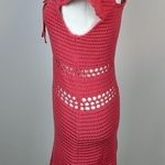 American Eagle Pink Knit Mini Dress Size M NWT Photo 2