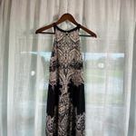 INC International Concepts Printed Maxi Dress Small Halter Boho Artsy Flowy Photo 4