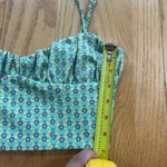 ZARA  Green floral Printed Corset Top women’s Size XS Floral Summer Cottagecore Photo 5