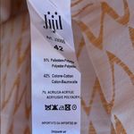 Jijil Orange Patterned Aline Women's Skirt Size 6 Photo 2