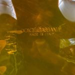 Dolce & Gabbana Dolce &‎ Gabbana D&G Rhinestone Embellished Clear Orange Vinyl Tote Bag Photo 5