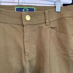 C. Wonder Olive Green Zipper Hem Detail Skinny Leg Pants Size 6 Photo 3