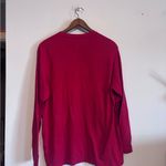 Ugly Christmas Sweater Red Waffle Knit Casual Santa Ho Ho Ho Festive Holiday Top Photo 4