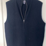 Woolrich  Women’s Blanket Full Zip WOOL Vest Size XL Quilted - Black Photo 0