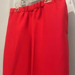 Right red handmade ladies dress pants Size M Photo 1