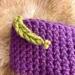 Handknit Colorblock Wool Clutch Photo 5