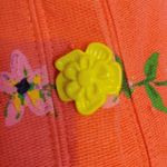 Onque Petite Size Petite Small Pink Painted Cotton Plant Flower Floral Button Photo 3