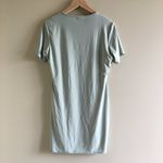 Pretty Little Thing New Sage Green Slinky Underbust Short Sleeve Bodycon D… Photo 8