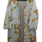 Joan Vass  Floral V-Neck Top Size M Photo 0