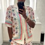 Scotch & Soda Hawaiian Shirt SIZE 10 Starfish Vacation Oversized Boxy Top $148 Photo 4