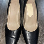 Nine West Ettas Black Leather Pump Stiletto High Heel Womens 9M S-91 Photo 0