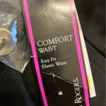 kim rogers Kim Roger’s Bermuda Capri Chino Long Shorts Sz 10‎ waist  Black 11” inseam Photo 10