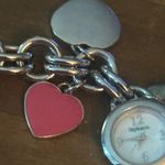 Style & Co silver tone charm bracelet watch Photo 5