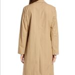 NWT Prima X Nordstrom Double Breasted Jacket Trench Coat Large Tan Photo 4