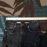 Pilcro  The Vintage Straight Distressed Black Gray Womens Jeans Size 27 Photo 9