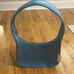 Anthropologie NWT  Blue Woven Neoprene Shoulder Bag Photo 1