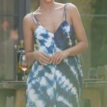 ZARA dress tie die satin effect midi maxi slip wedding Photo 2