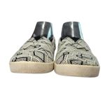 Toms Black Diamond Jacquard Rubber Sole Womens Classic Slip-On Casual Shoes 8 Photo 2