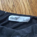 Elodie Black Sequin One-Shoulder Top Photo 2