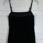 EXPRESS black velvet dress slit front size XS READ Photo 4