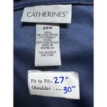 Catherines Sequin Lace Tank Top Sleeveless Party Plus Size 28W Blue Photo 1