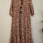 Pink Chicken Indira Dress Navy Ditsy Floral Size M Photo 1
