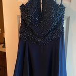 Jovani Navy Dress NWT Photo 0