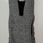 Beyond the Bump Maternity Active Tank Top Grey Ruched Racerback Size S Gray Photo 0