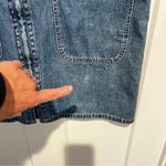 Rafaella VTG RF Rafaela Jean Jumper Women's Medium Zip Front Sleeveless V-Neck Denim Photo 4