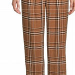 No Boundaries  Brown Plaid Lightweight Pants(Size M) Photo 0