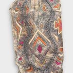 Corral  Vintage Western Boots Brown Snip Toe with Red and Orange Embroidery Photo 14