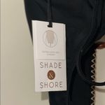 Shade & Shore  Black One-Piece Swimsuit Size Large New With Tags Photo 6