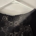 Dressbarn Y2k Black Lace Sequin Sheath Short Sleeve Dress Grunge Goth Party Size 6 Photo 6