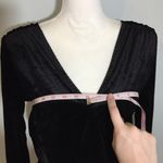 Wild Fable NWOT Black Ribbed Velvet Romper Long Sleeved New Photo 6