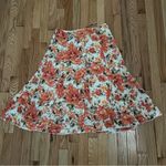 Arizona Womens Sarah  Side Zip Linen Flared A-Line Skirt Size M Built in Slip Photo 6