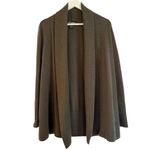 C by Bloomingdale’s 100% cashmere shawl cardigan sweater S grey Gray Photo 8