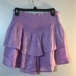 JODIFL Purple Smock Waist Shorts Photo 2