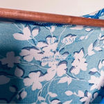 Draper James  Intimates Blue Floral Sleeveless Ruffle Hem Dress Size L/XL Photo 6